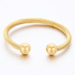 Stainless Steel Wire Bangle - KB189666-XY