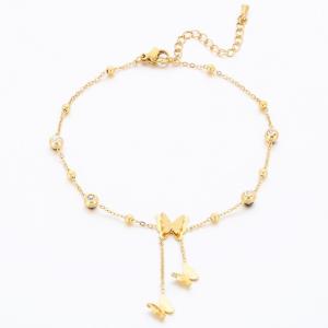 Stainless Steel Stone Bracelet - KB189737-HM