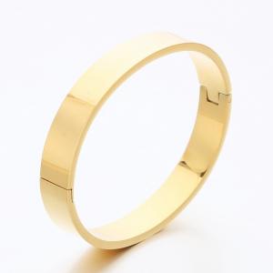 Stainless Steel Gold-plating Bangle - KB189755-SP