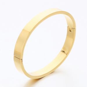 Stainless Steel Gold-plating Bangle - KB189756-SP