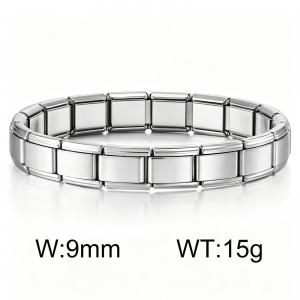 Fashionable and minimalist combination module bracelet, personalized youth DIY jewelry, Italian style - KB189913-GC