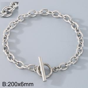 Stainless steel OT buckle O-chain bracelet - KB190065-Z