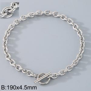 Stainless steel OT buckle O-chain bracelet - KB190069-Z