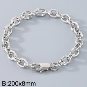 Stainless steel O-chain bracelet - KB190075-Z