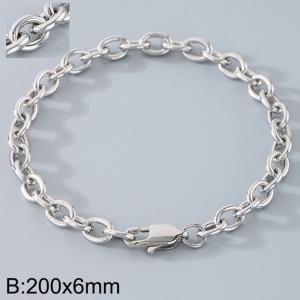 Stainless steel O-chain bracelet - KB190077-Z