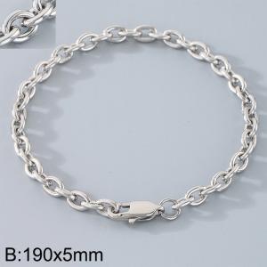 Stainless steel O-chain bracelet - KB190079-Z