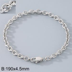 Stainless steel O-chain bracelet - KB190081-Z