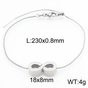 Stainless steel universal chain needle bracelet - KB190584-Z