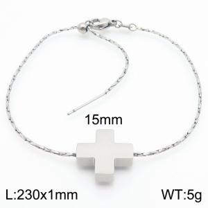 Stainless steel universal chain needle bracelet - KB190588-Z