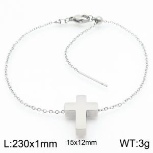 Stainless steel universal chain needle bracelet - KB190590-Z