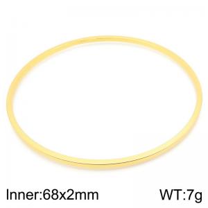 Stainless Steel Gold-plating Bangle - KB190952-LO