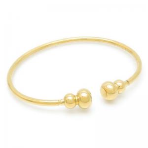 Stainless Steel Gold-plating Bangle - KB191179-XY