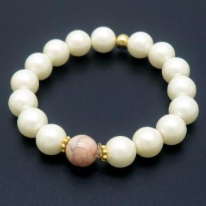 Bead Bracelet - KB191219-WH