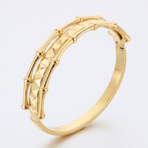 Stainless Steel Gold-plating Bangle - KB191337-SP
