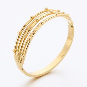 Stainless Steel Gold-plating Bangle - KB191338-SP
