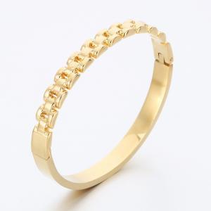 Stainless Steel Gold-plating Bangle - KB191359-SP