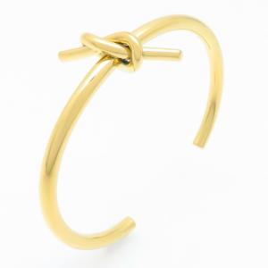 Stainless Steel Gold-plating Bangle - KB191729-YH