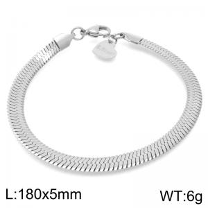 Fashionable Ins style stainless steel 5mm blade chain bracelet - KB191958-Z