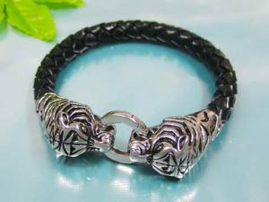 Stainless Steel Leather Bracelet - KB19299