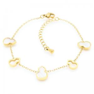 Stainless Steel Gold-plating Bracelet - KB202550-HM