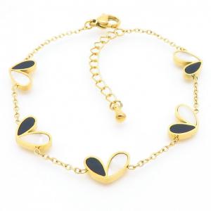 Stainless Steel Gold-plating Bracelet - KB202554-HM
