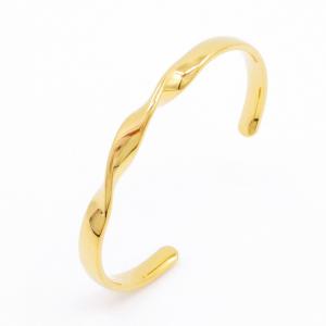 Stainless Steel Gold-plating Bangle - KB202831-SP