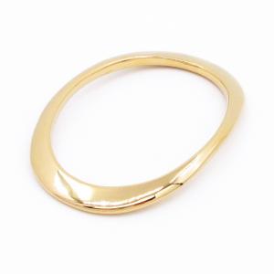 Stainless Steel Gold-plating Bangle - KB202832-SP
