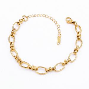 Stainless Steel Gold-plating Bracelet - KB202836-SP