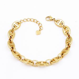 Stainless Steel Gold-plating Bracelet - KB202870-HM