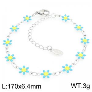 Stainless steel petal bracelet - KB202941-Z
