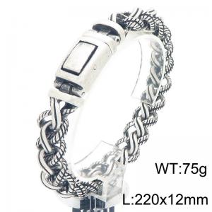 Stainless Steel Bracelet(Men) - KB203084-KJX