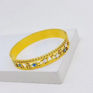 Stainless Steel Gold-plating Bangle - KB203125-SXSJ