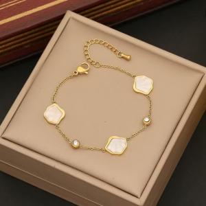 Stainless Steel Gold-plating Bracelet - KB203139-SXSJ