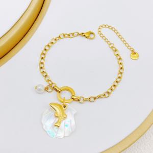 Stainless Steel Gold-plating Bracelet - KB203141-SXSJ