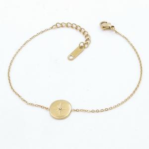 Stainless Steel Gold-plating Bracelet - KB203189-QY