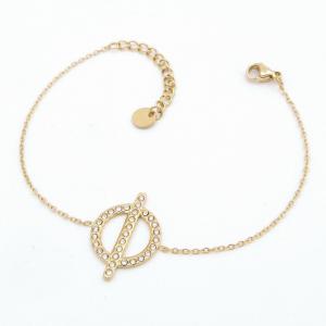 Stainless Steel Stone Bracelet - KB203192-QY