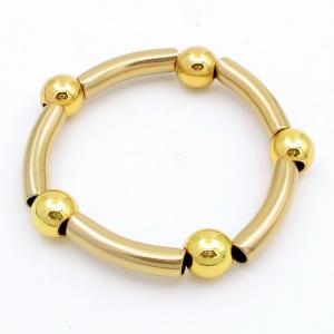 Stainless Steel Gold-plating Bangle - KB203194-SP