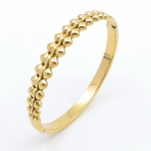 Stainless Steel Gold-plating Bangle - KB203197-SP