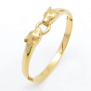 Stainless Steel Gold-plating Bangle - KB203198-SP