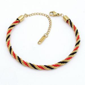 Stainless Steel Gold-plating Bracelet - KB203213-SP