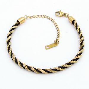 Stainless Steel Gold-plating Bracelet - KB203214-SP