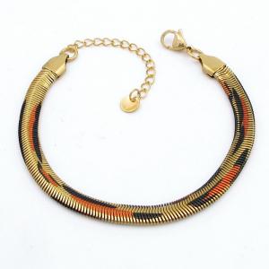 Stainless Steel Gold-plating Bracelet - KB203217-SP