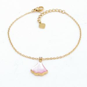 Stainless Steel Gold-plating Bracelet - KB203500-HM
