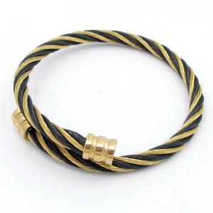 Stainless Steel Wire Bangle - KB203533-XY