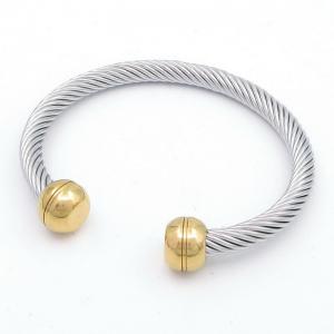Stainless Steel Wire Bangle - KB203539-XY