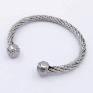 Stainless Steel Wire Bangle - KB203594-XY