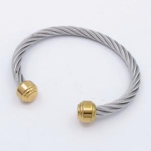 Stainless Steel Wire Bangle - KB203595-XY