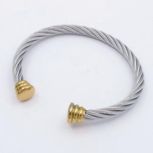 Stainless Steel Wire Bangle - KB203596-XY