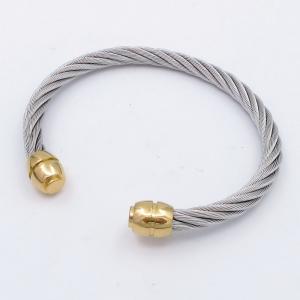 Stainless Steel Wire Bangle - KB203597-XY