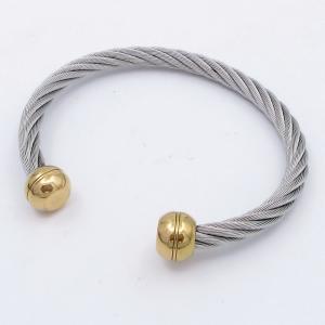 Stainless Steel Wire Bangle - KB203598-XY